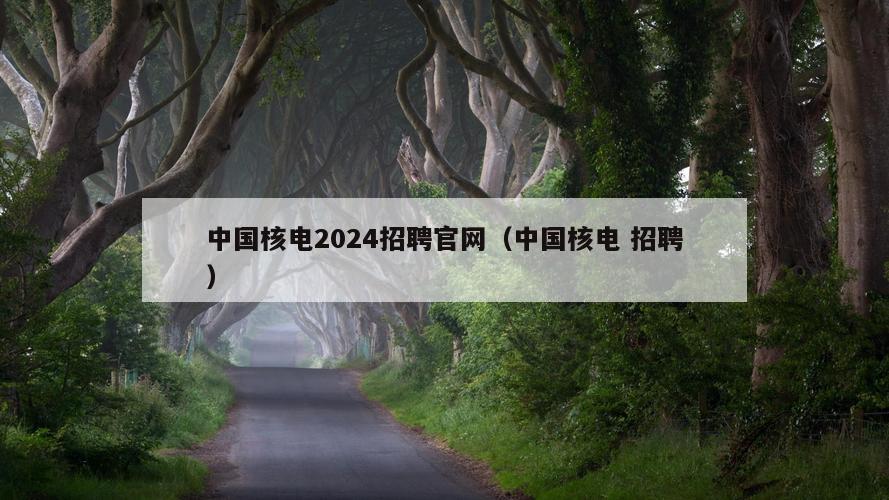 中国核电2024招聘官网（中国核电 招聘）