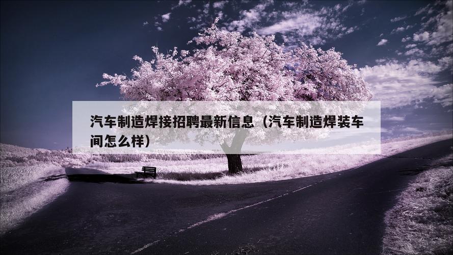 汽车制造焊接招聘最新信息（汽车制造焊装车间怎么样）